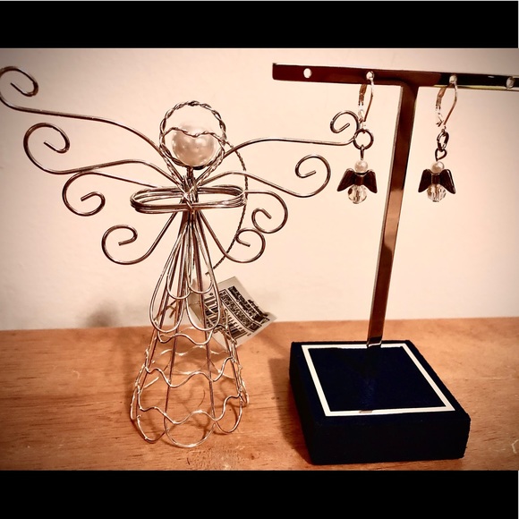 Angel Lever-back Earrings— Designed and Handcrafted By Me 🥰 - Picture 5 of 11